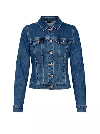 VERO MODA | Chaqueta vaquera Slim Fit VMLUNA | blau